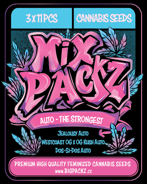 MIX PACKZ Auto High Voltage, samonakvétací semena, 33 ks