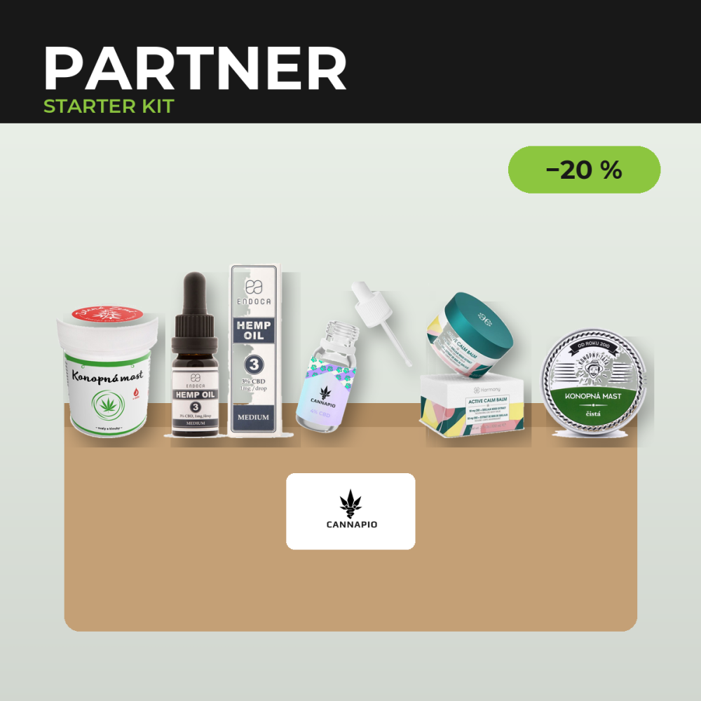Startovací balíček Partner – CBD a konopná kosmetika