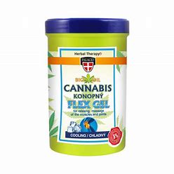 Konopný masážní gel FLEX chladivý, 380 ml
