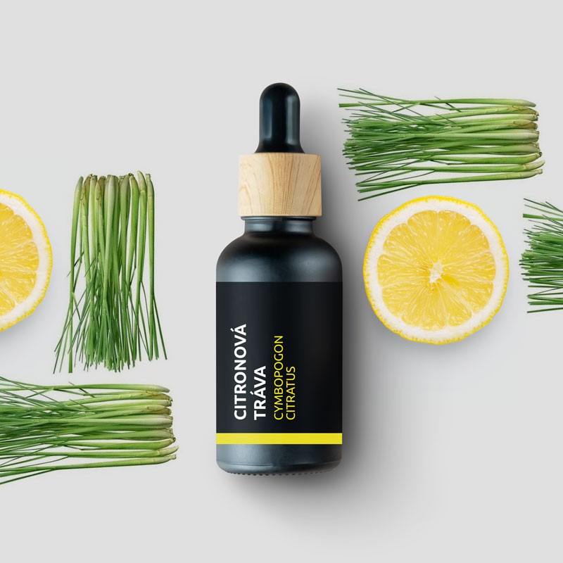 Citronová tráva - 100% přírodní esenciální olej (10ml) - Pěstík