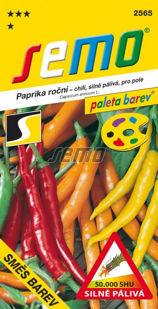 Paprika směs barev chilli