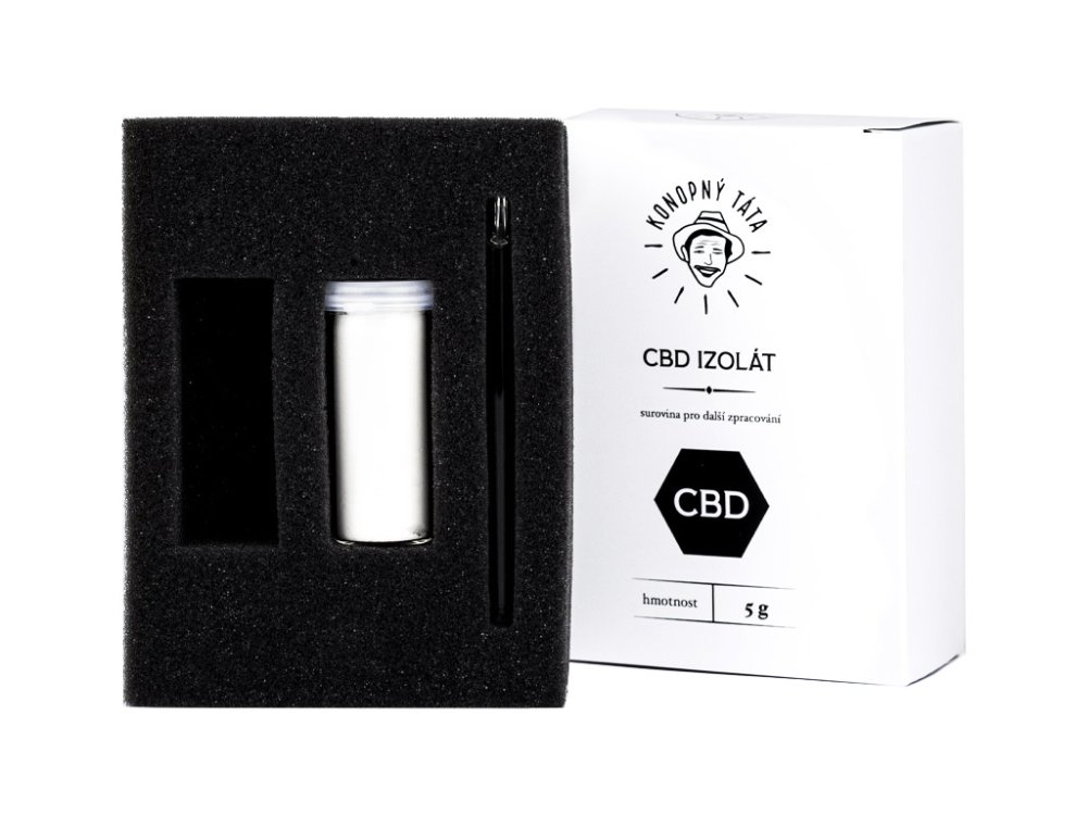 Levně CBD izolát 5g, Konopný táta