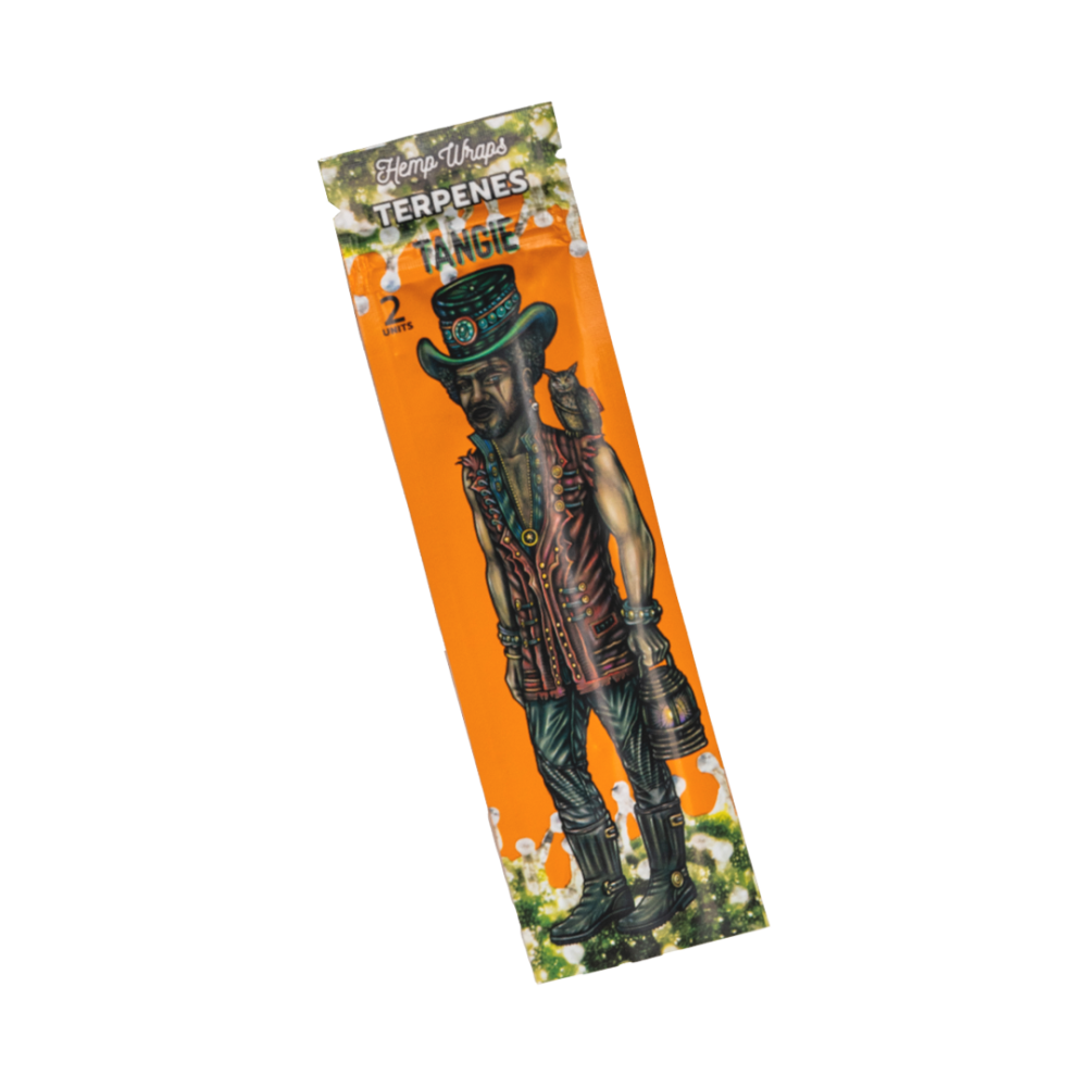 Levně Lion Rolling Circus Hemp Terpene Wrap – Tangie, 2ks | box 25ks