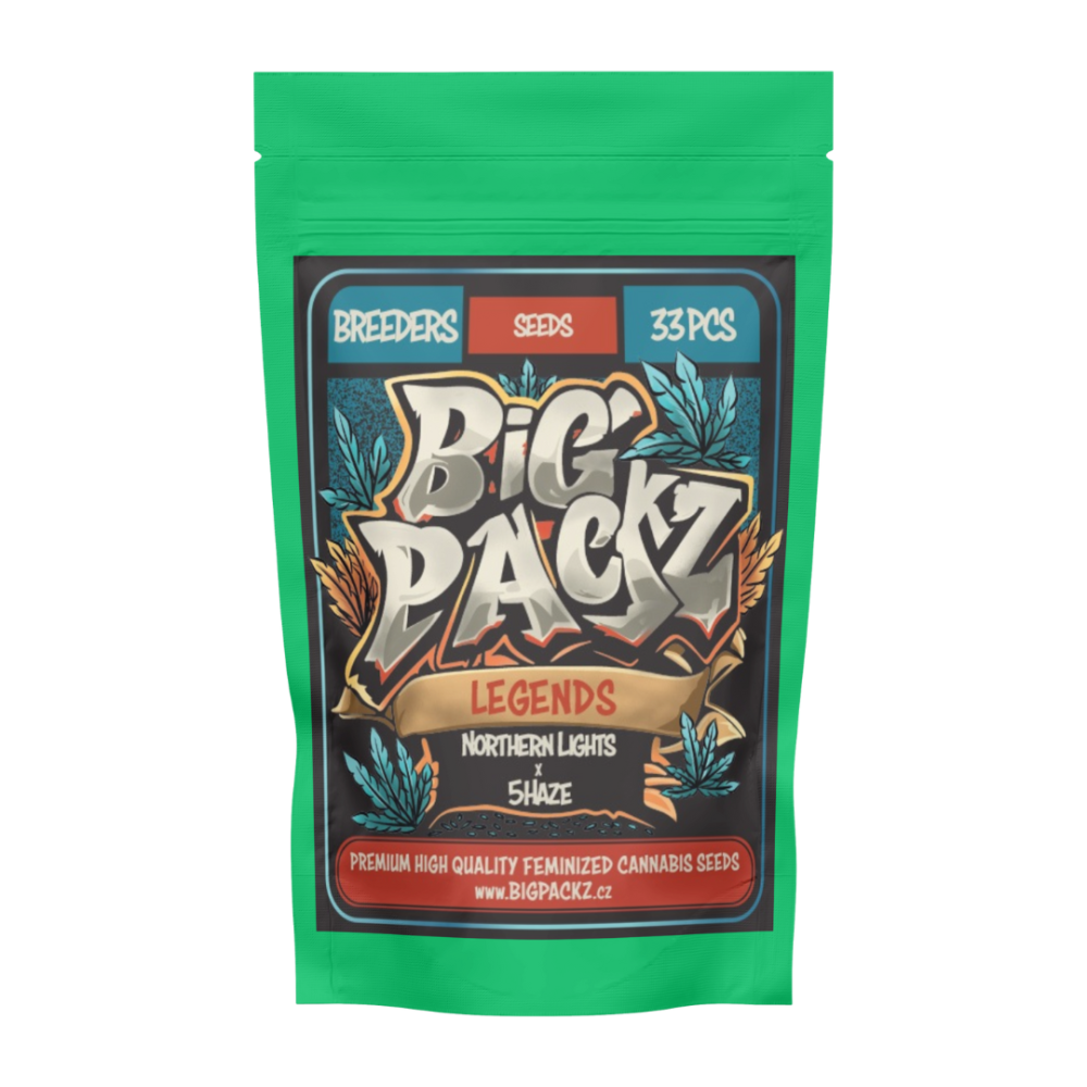 Big Packz Legends Northern Lights #5 x Haze feminizovaná semena, 33 ks