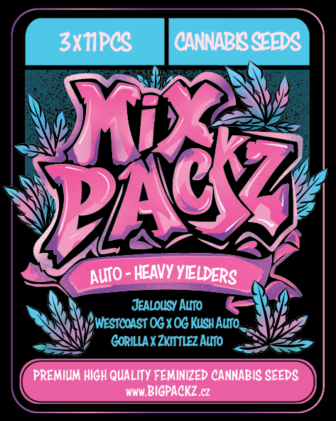 MIX PACKZ Auto Heavy Yielders, samonakvétací semena, 33 ks