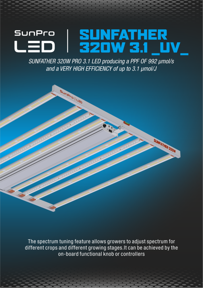 Levně SunPro SUNFATHER 320W -3.1 UV- LED