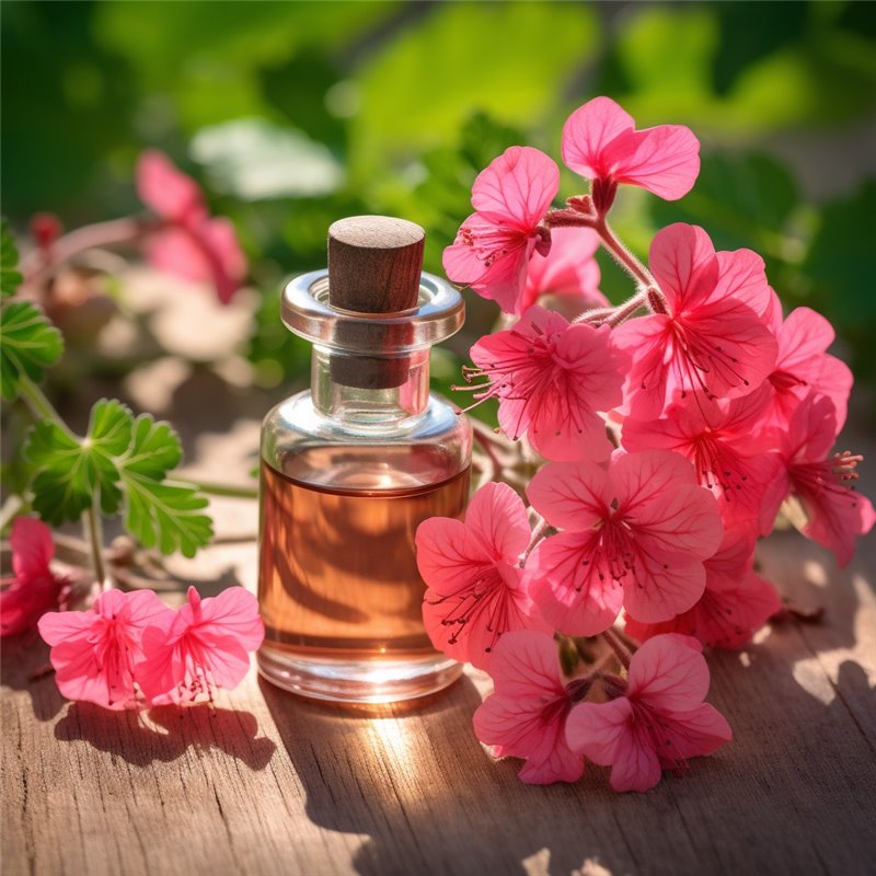 BIO Pelargónia ružová - 100% prírodný esenciálny olej (10ml) - Pestík