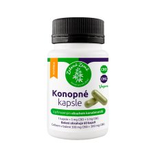 Konopné kapsle, 60 ks, Zelená Země