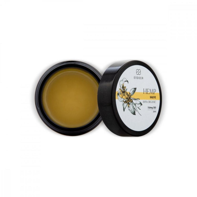 Endoca CBD konopná mast 750 mg, 30 ml