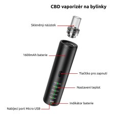 Premium CBD Vaporizer von Zelená Země – Portable Kräuterverdampfung