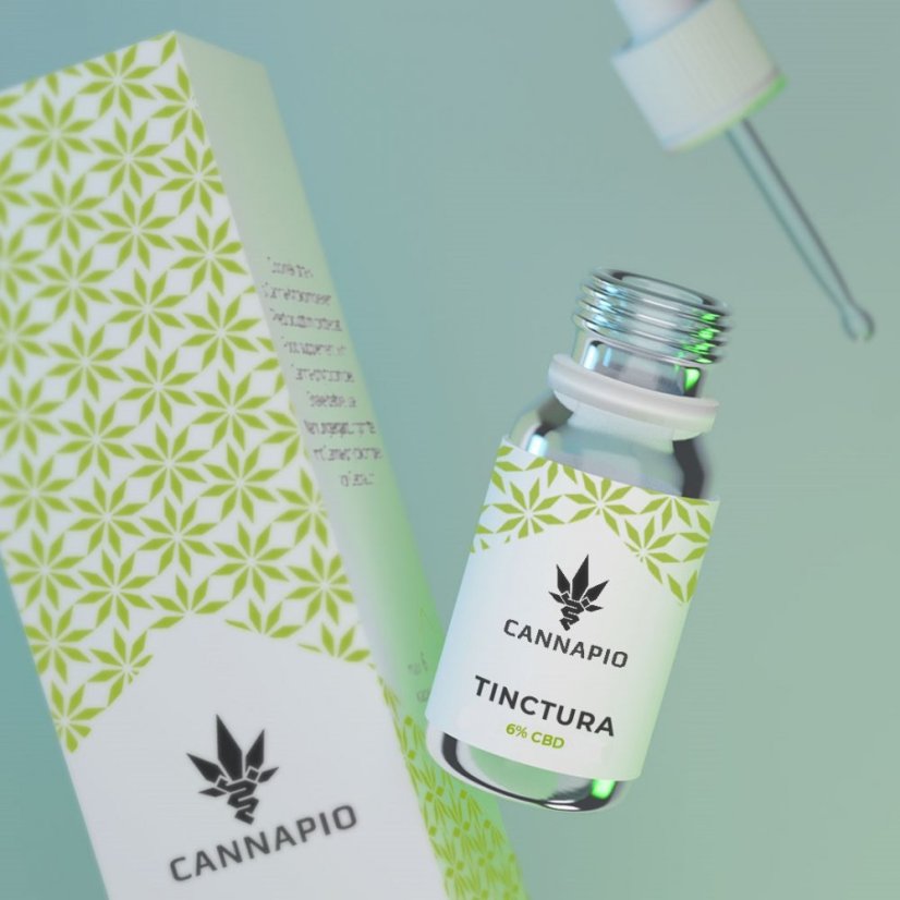 CBD Tinctura Focus 6% - přírodní full-spectrum olej 10ml Cannapio