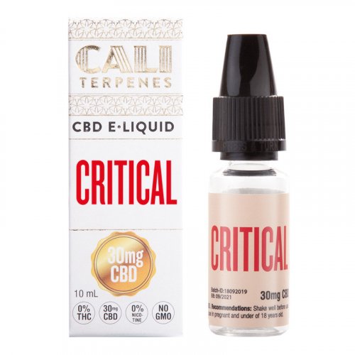 Cali Terpenes CBD E-liquid 30 mg, 10 ml, Critical