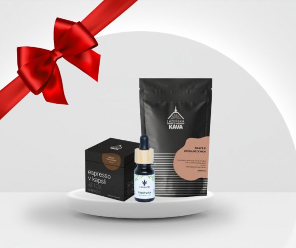 Coffee package with CBD oil