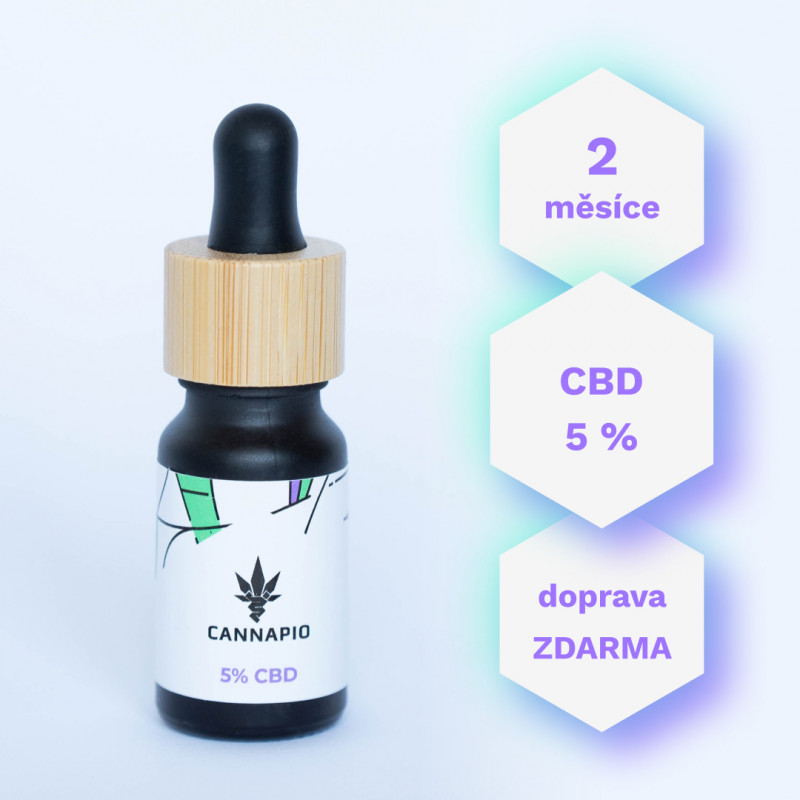 CBD predplatné Fullspectrum 5 % - 2 mesiace