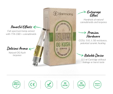 Harmony Flow CBD Vape Cartridge OG Kush