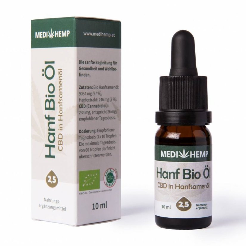 Hemp Bio Oil 2.5% CBD