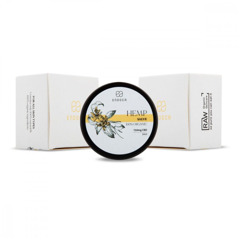 Endoca CBD konopná mast 750 mg, 30 ml