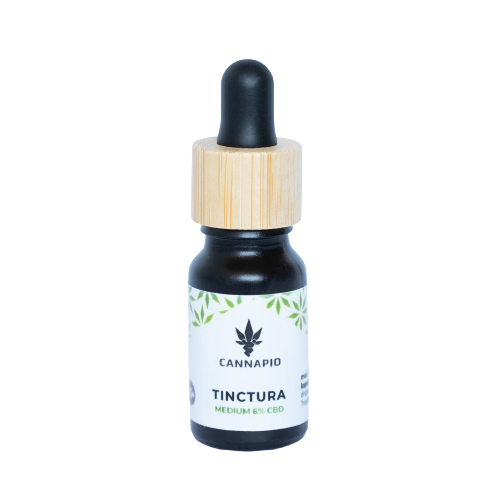 CBD Tinctura Focus 6% - natural full-spectrum oil 10 ml Cannapio