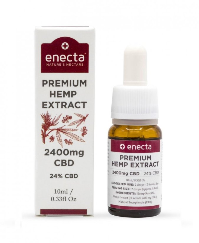 Enecta CBD olej 24%, 2400 mg, 10 ml