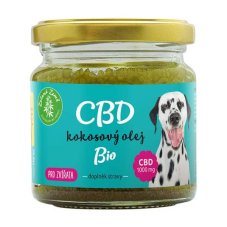 Zelena Zieme Premium CBD Olej Kokosowy dla Zwierząt 170ml