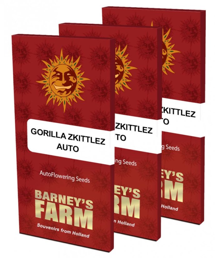 Gorilla Zkittlez Auto - nasiona samokwitnące 5 szt Barney´s Farm