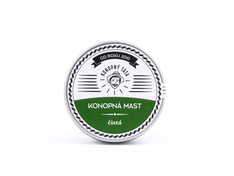 Konopný Táta - Konopná masť čistá 80 ml