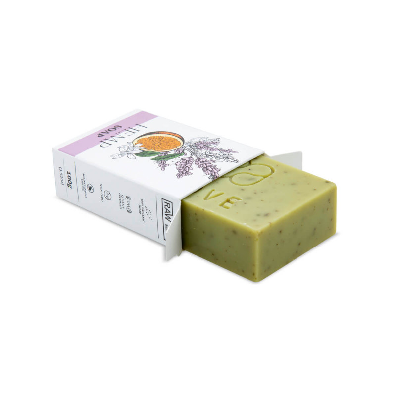 Jabón de cáñamo Endoca, 100 g