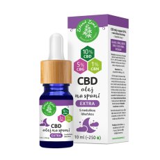 Premium Krople CBD na Sen EXTRA, 10 ml, Zielona Ziemia