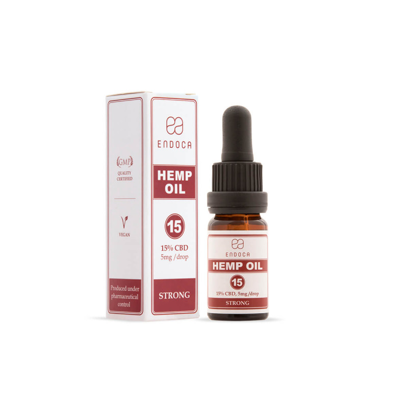 Endoca CBD olej 15%, 1500 mg, 10 ml