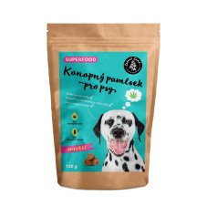 Konopný pamlsek pro psy - hovězí příchuť 100g, Zelená Země