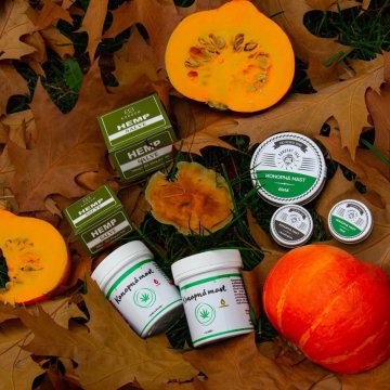 Hemp ointments for joints and muscles - In stock