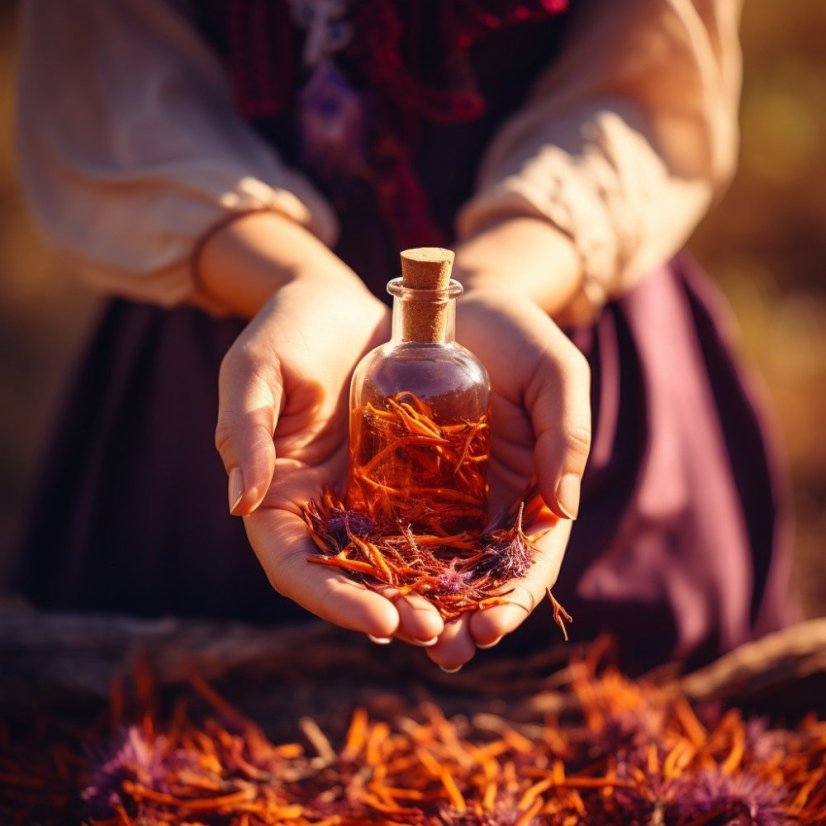 BIO Kumkumadi - 100% natürliches ayurvedisches Kräuteröl (10 ml)