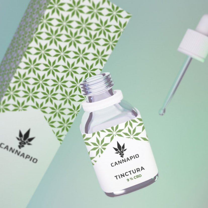 CBD Tinctura Cool 9% - přírodní full-spectrum olej 30ml Cannapio