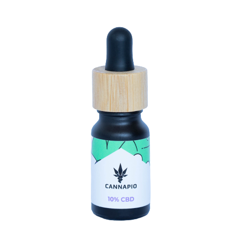 Natural full-spectrum CBD oil 10%, 10 ml, Cannapio