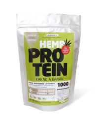 Hemp protein cocoa with banana 1 kg, Green Earth