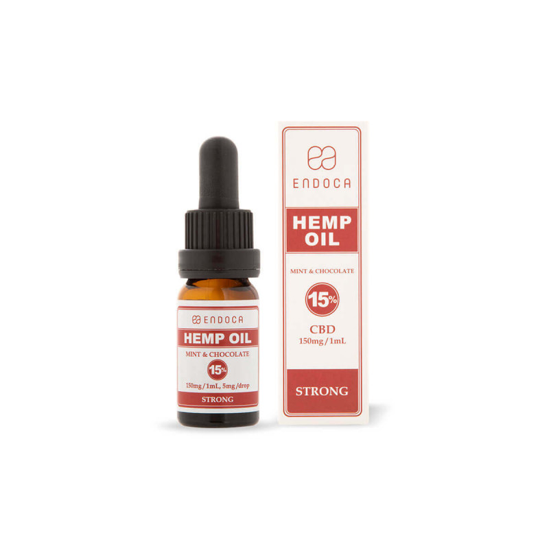 Endoca Chocolate-mint CBD oil, 1500 mg CBD, 10 ml