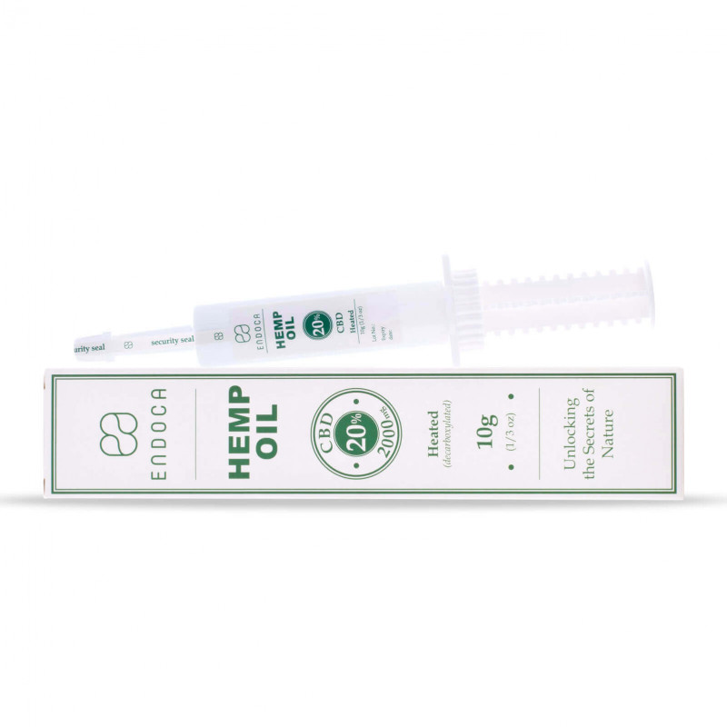 Endoca Raw konopný extrakt, 3000 mg CBD+CBDa, 10 g