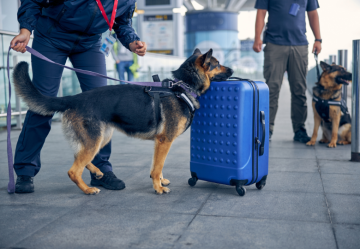Drogenspürhunde: Können sie auch CBD wittern?