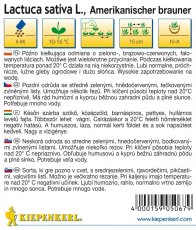 Listový salát Amerik. - semena salátu listového