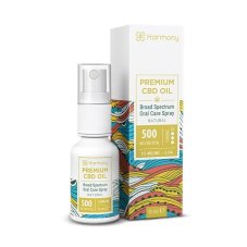 Harmony CBD olej ve spreji 500 mg, 15 ml, Natural