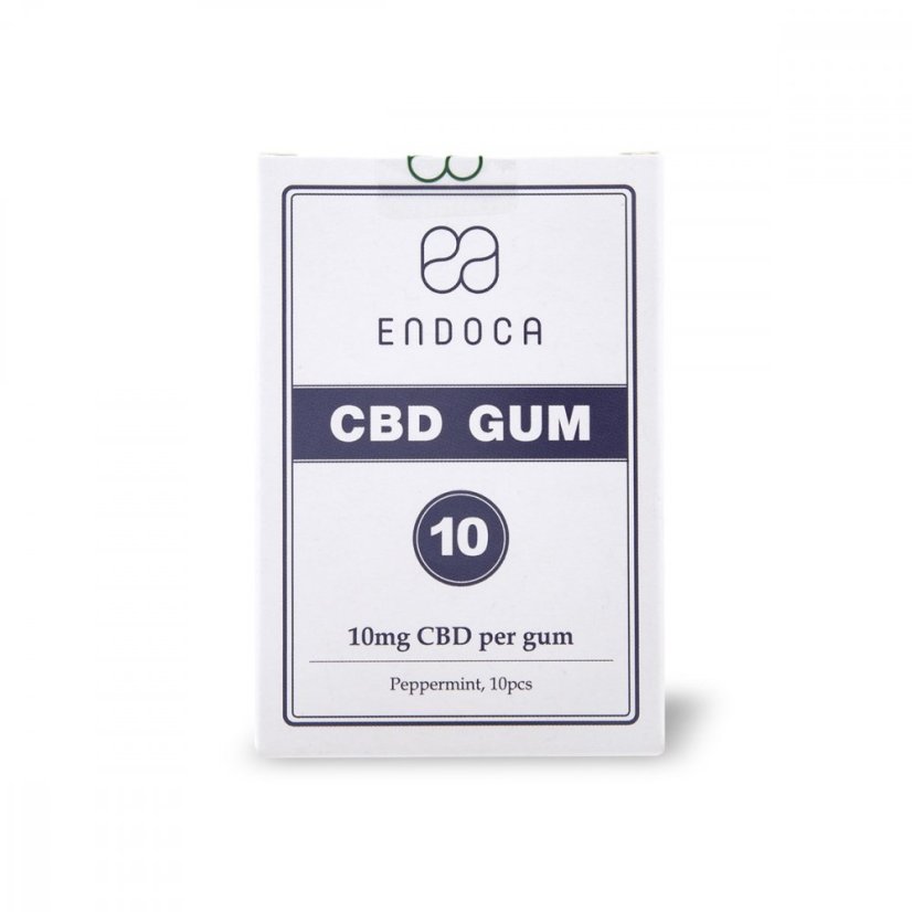 Endoca CBD žvýkačky 100 mg, 10 ks