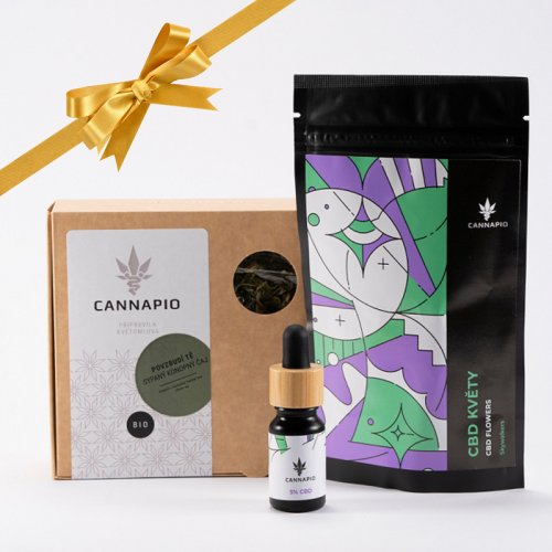 Gift wrapping with CBD products