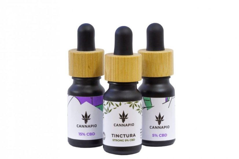 CBD Tinctura Cool 9% - přírodní full-spectrum olej 30ml Cannapio