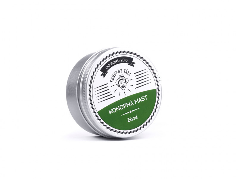 Konopný Táta - Konopná masť čistá 80 ml