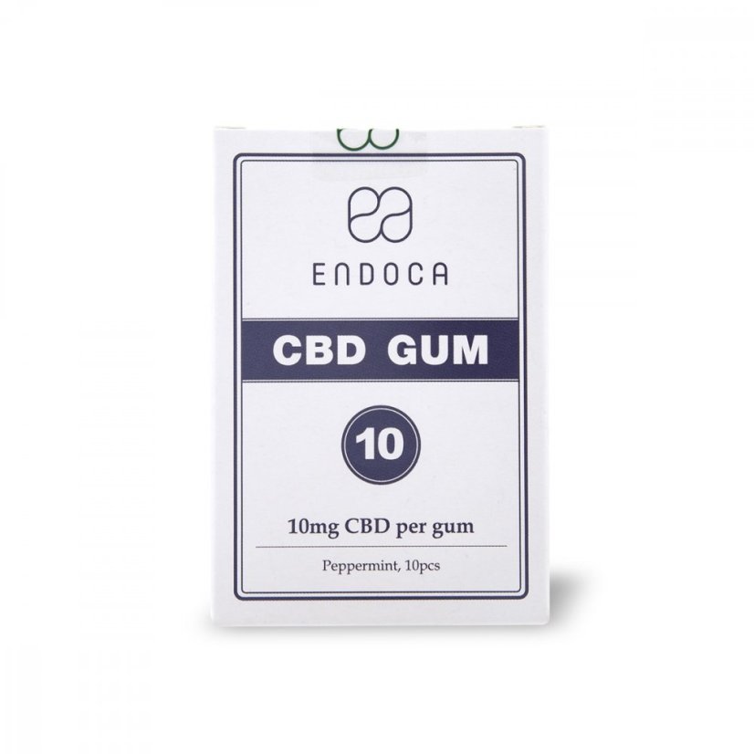 Endoca CBD žuvačky 100 mg, 10 ks