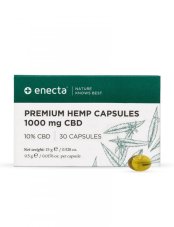 Enecta Prémiové konopné kapsule CBD 10%, 1000 mg