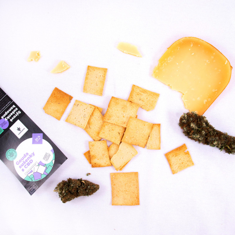 CBD Konopné gouda sušienky Cannapio 100g