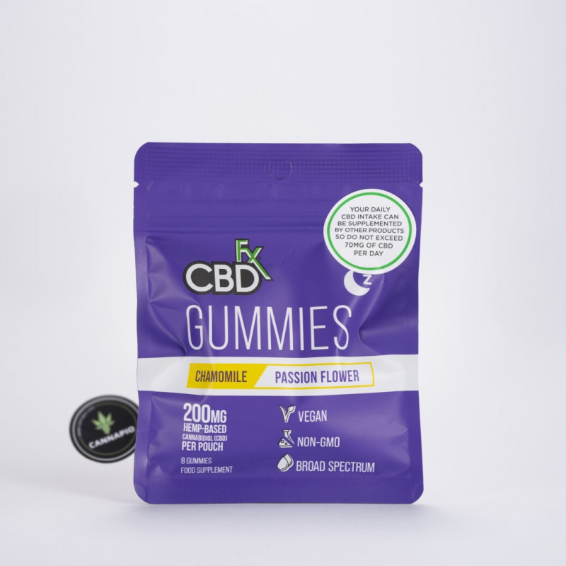 CBDfx Vegan Gummies - gumové cukríky na dobrý spánok 200mg CBD