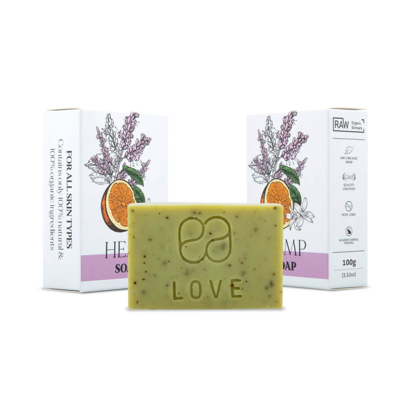 Jabón de cáñamo Endoca, 100 g