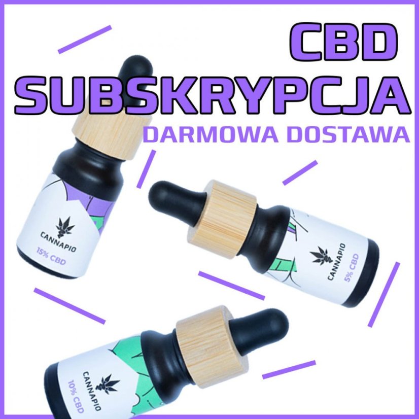 Subskrypcja CBD - Ekstrakcja: 10% CBD